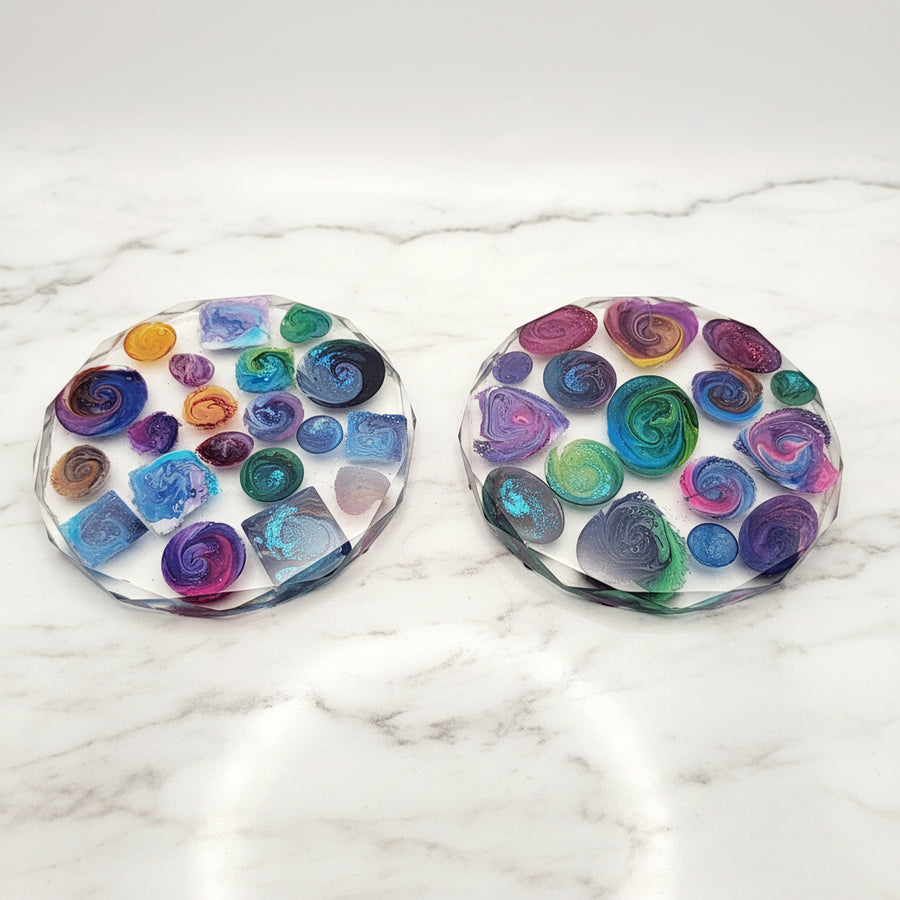 Decorative Stone Hot Plates Set of 2