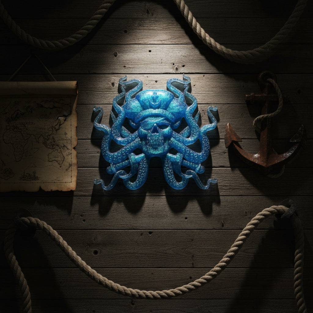 Captain Skull Wall Hanging