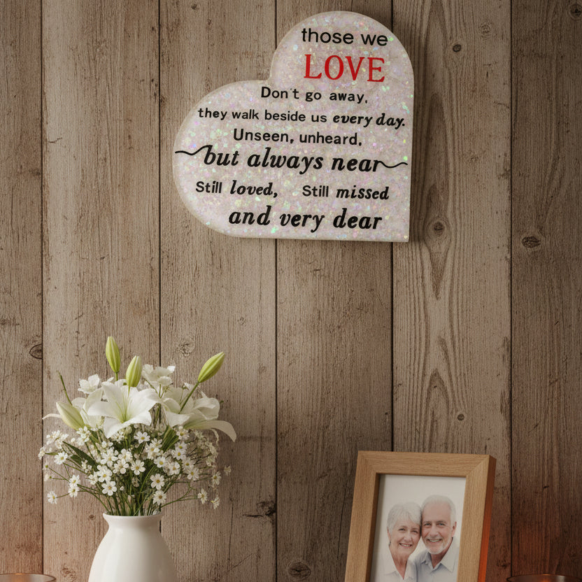 Heart Memorial Wall Hanging
