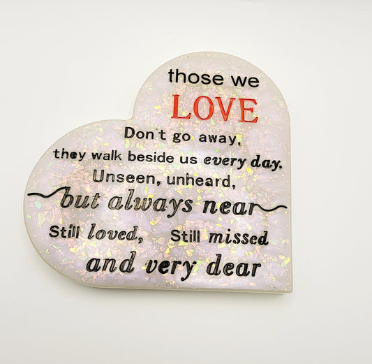Heart w/Saying (Glitter w/ white)