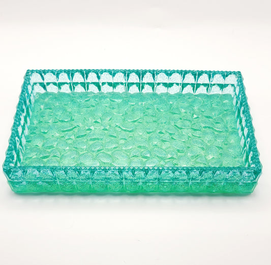 Rectangular Dish Green/Blue