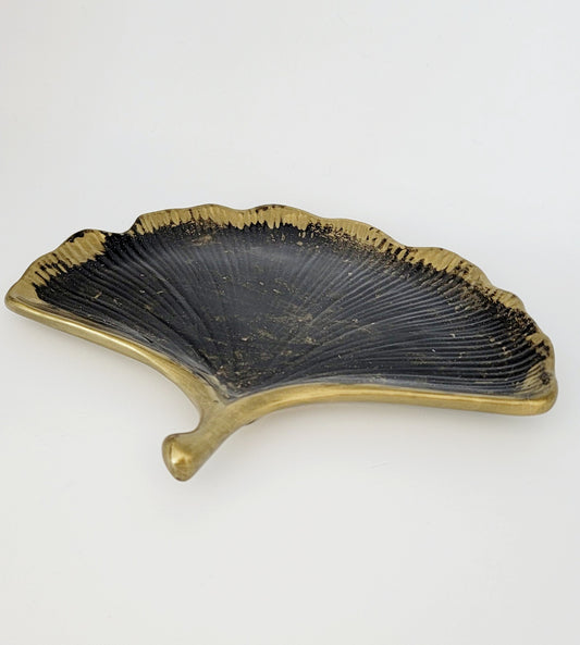 Fan Dish Black/Gold