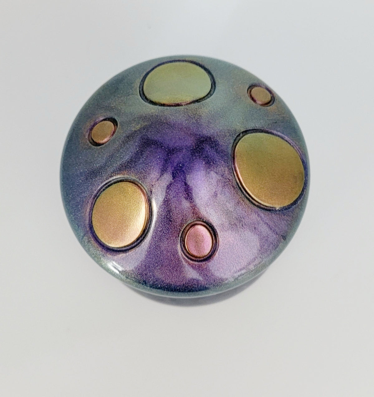 Rich Purple Mushroom Jar – Cute Home Décor Accent