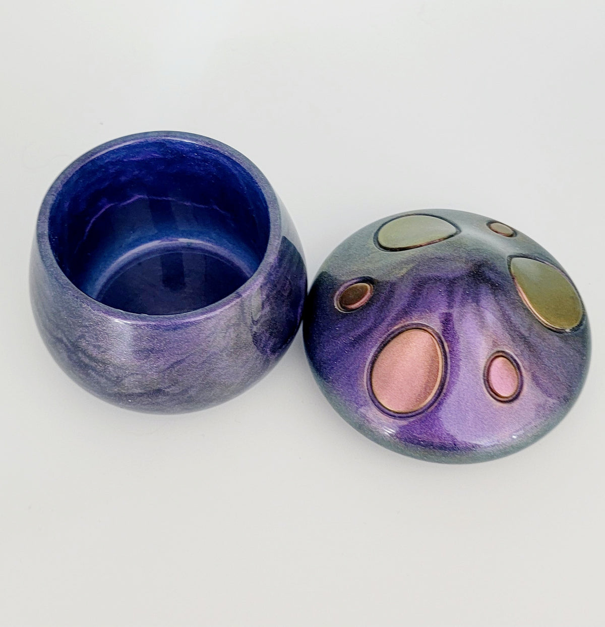 Rich Purple Mushroom Jar – Cute Home Décor Accent
