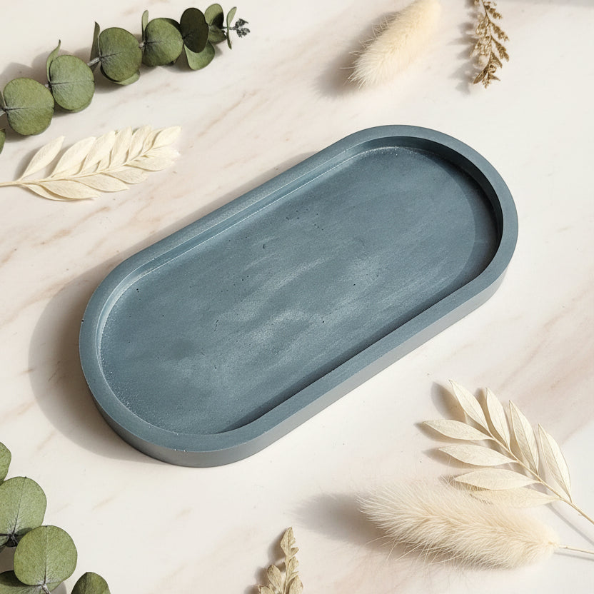 Soft Grey Resin Tray