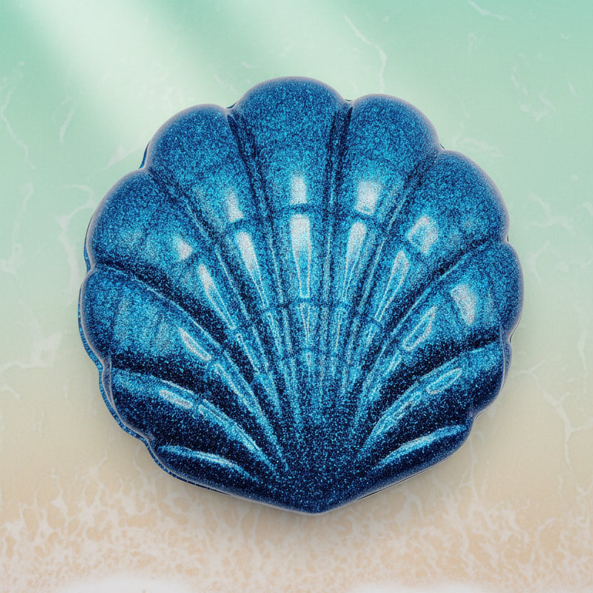 Blue Resin Shell Dish