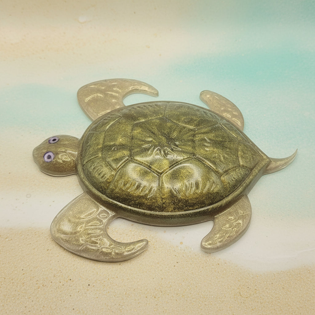 Glossy Turtle Figurine