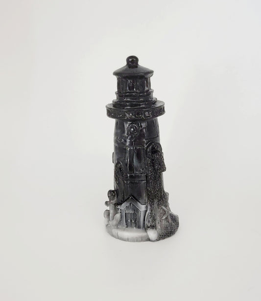Lighthouse Figurine Black