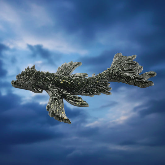 Black & Gold Dragon Figurine