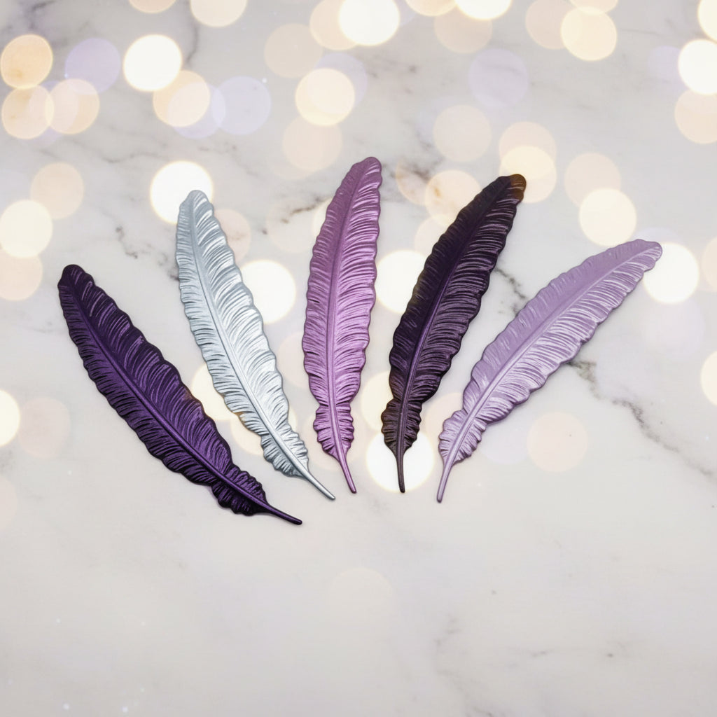 Delicate Feather Bookmark (Set of 5)