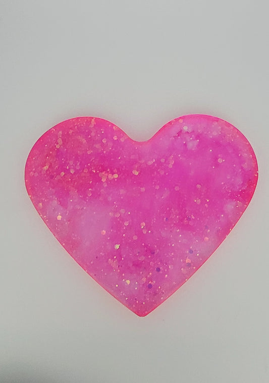 Pink Heart Trivet