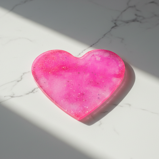 Pink Heart Trivet