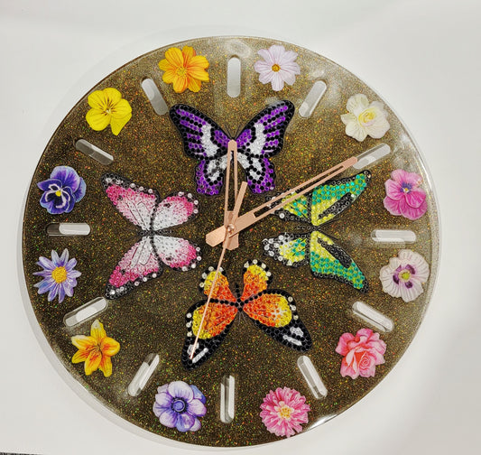 Butterfly Clock