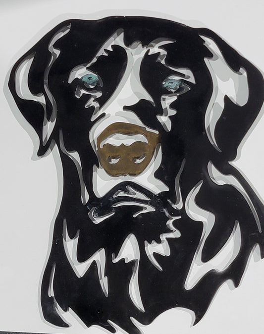 Black Labador Wall Hanging