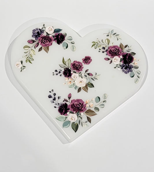 Heart W/Flowers Wall Hanging