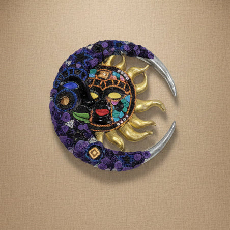 Moon and Sun Decorative Wall Hanging
