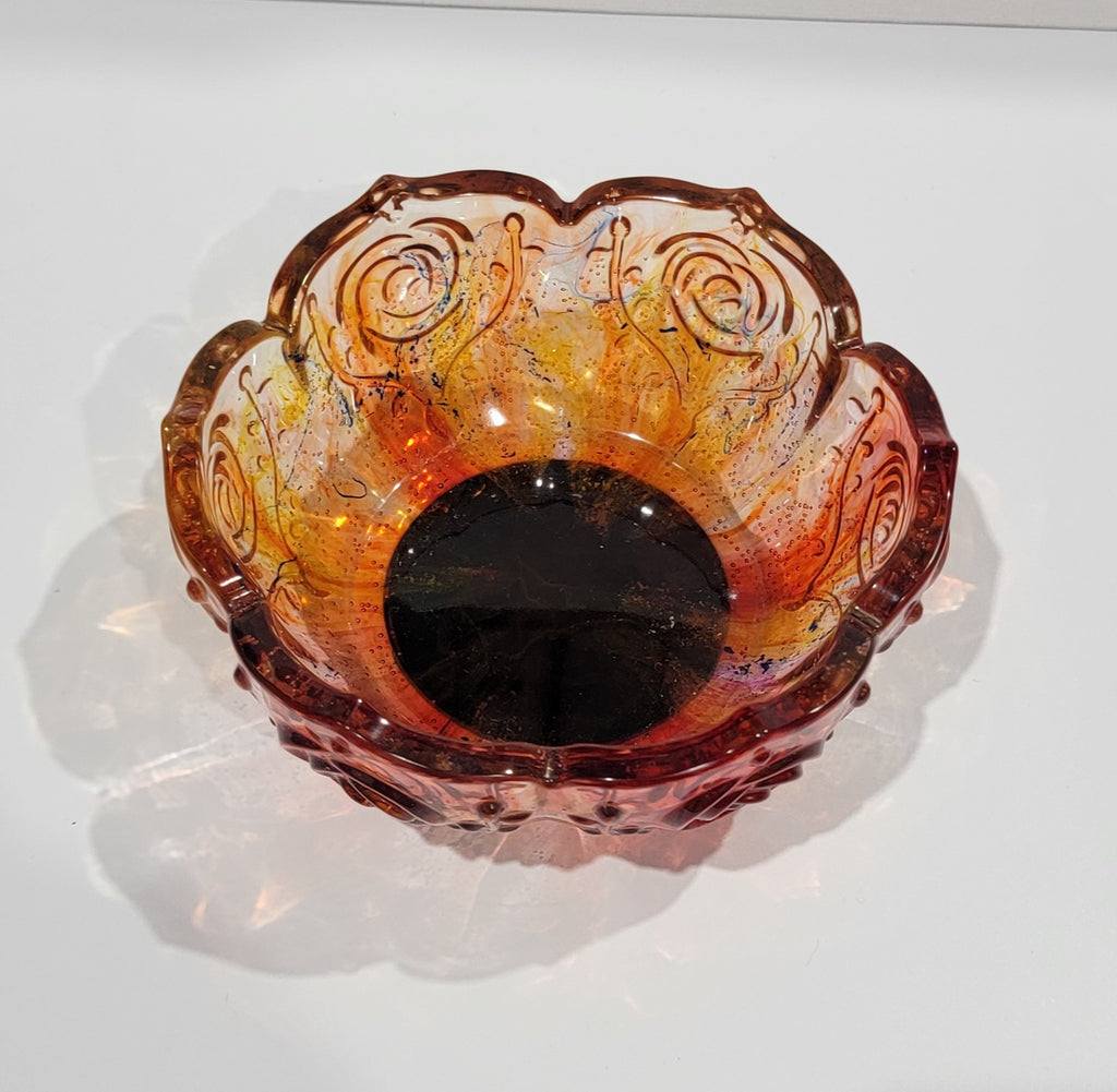 Colorful Resin Trinket Bowl
