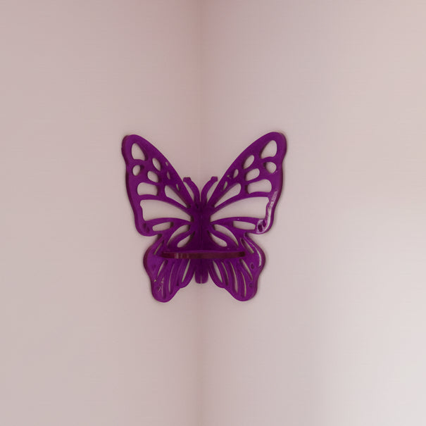 Butterfly Resin Shelf – Artistic Wall Accent