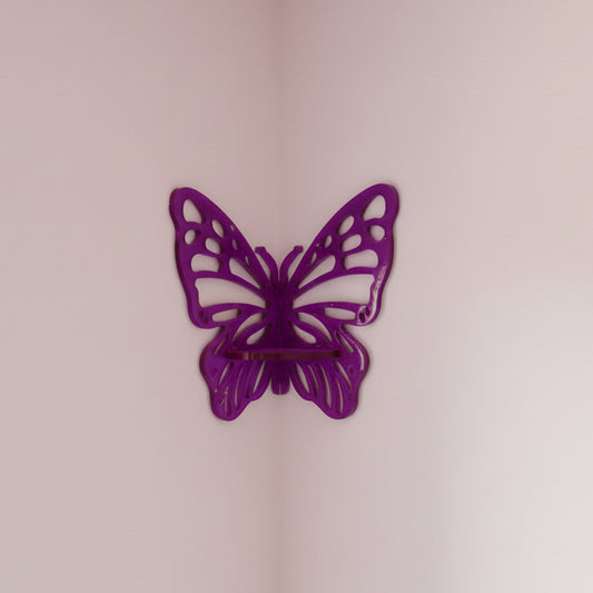 Butterfly Resin Shelf – Artistic Wall Accent