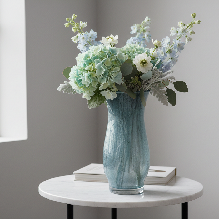 Sculpted Bowl & Vase Set – Elegant Decorative Pair