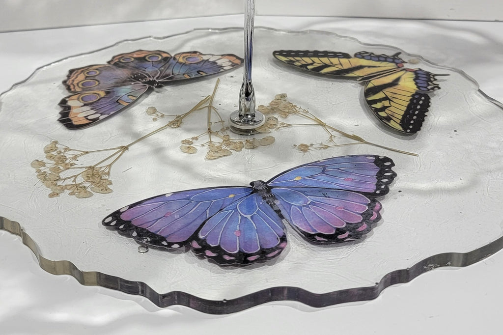 Butterfly 3 Tiered Serving Tray for Desserts & Parties