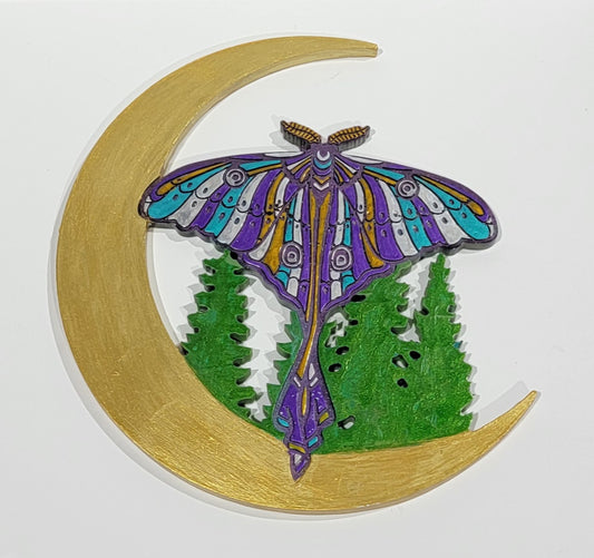 Moon Moth Wall Hanging