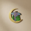 Moth and Moon Wall Hanging