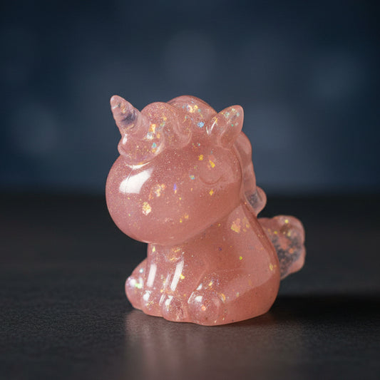 Magical Pink Unicorn Figurine
