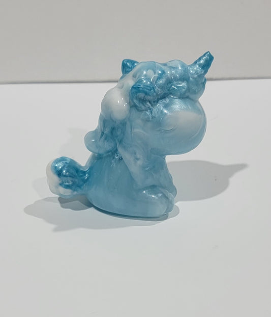 Unicorn Figurine Blue