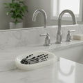 White and Black Skeleton Soap Dish