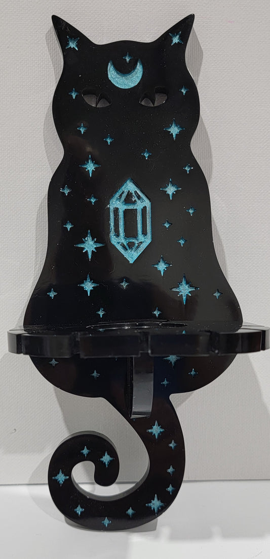 Cat Tealight holder wall hanging