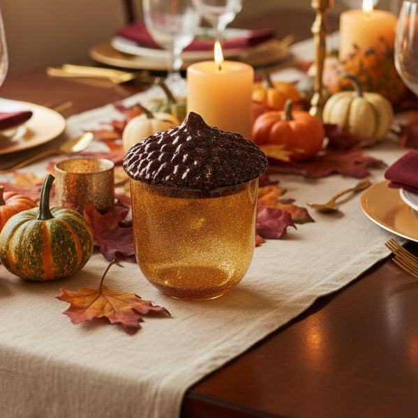 Acorn Dish Brown