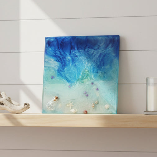 Message in a Bottle Ocean Seascape Art