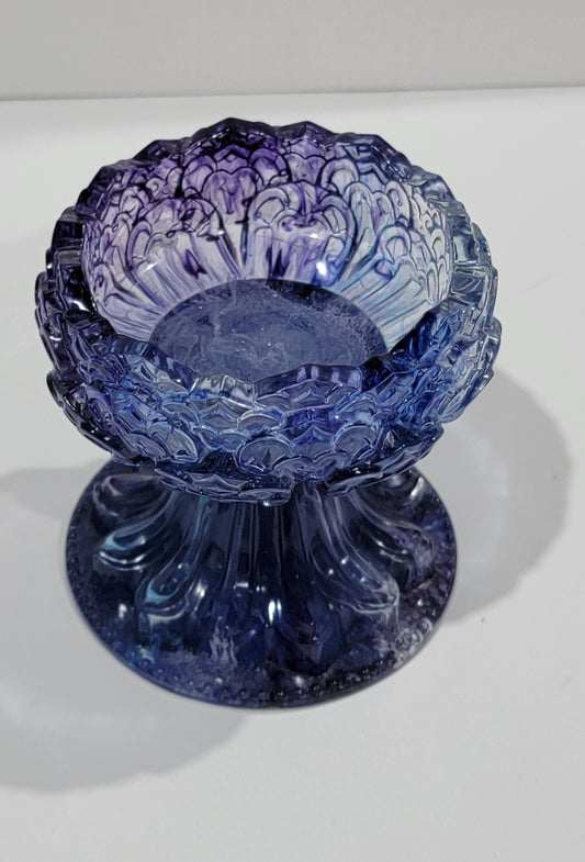 Purple/Blue Goblet Dish