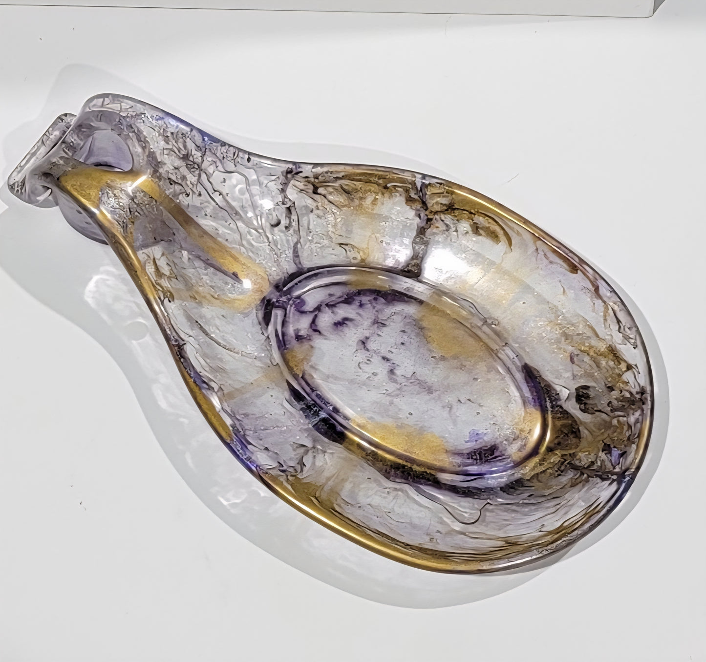 Kitchen Spoon Holder Purple/gold