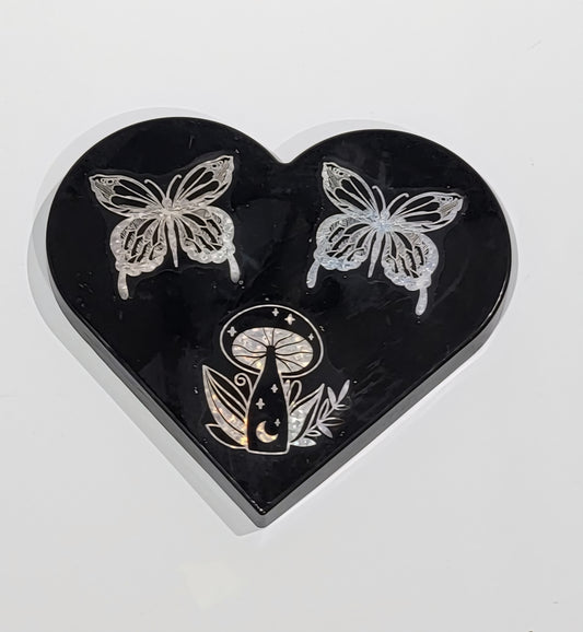 Black Heart Trivet