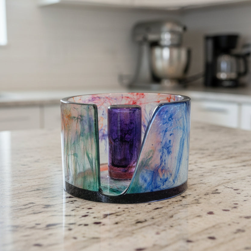 Colorful Resin Paper Towel Holder