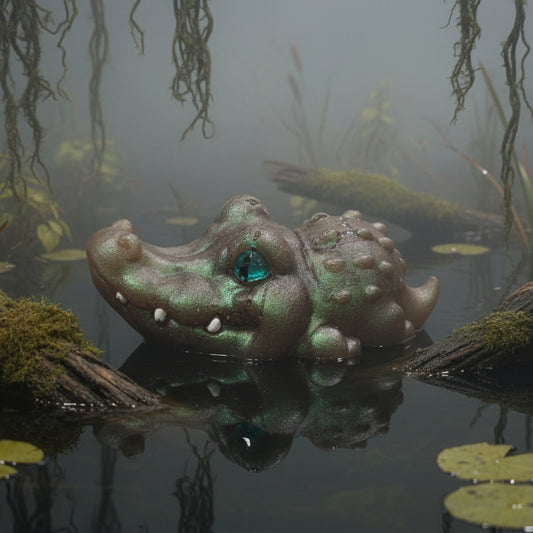 Alligator Figurine