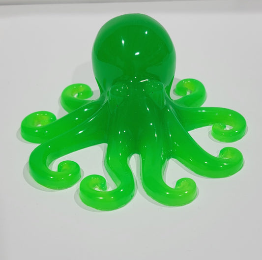 Octopus Figurine Green