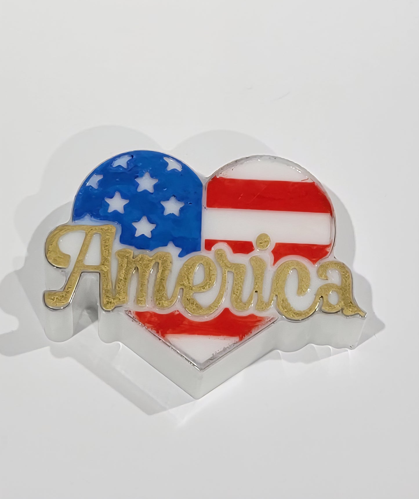 American Flag Heart