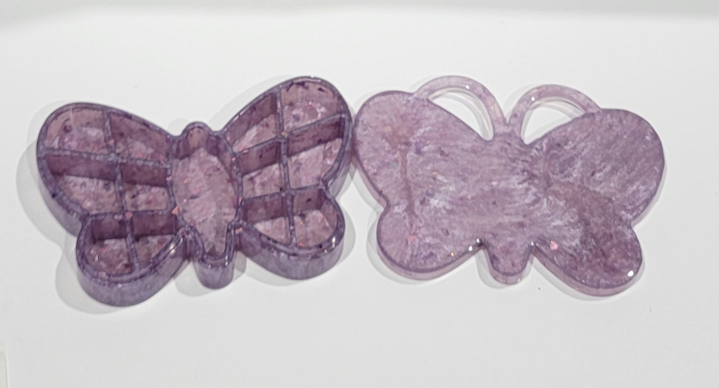 Butterfly Jewelry Holder Purple