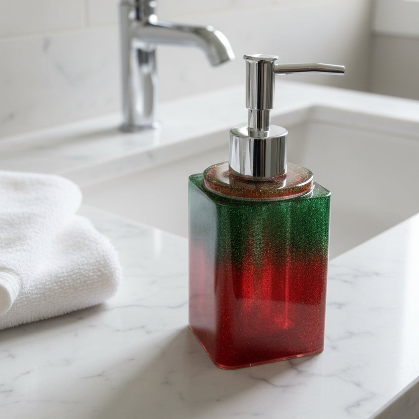 Red/Green Soap Dispenser