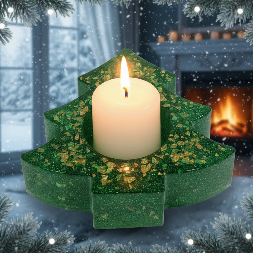 Christmas Tree Candle Holder