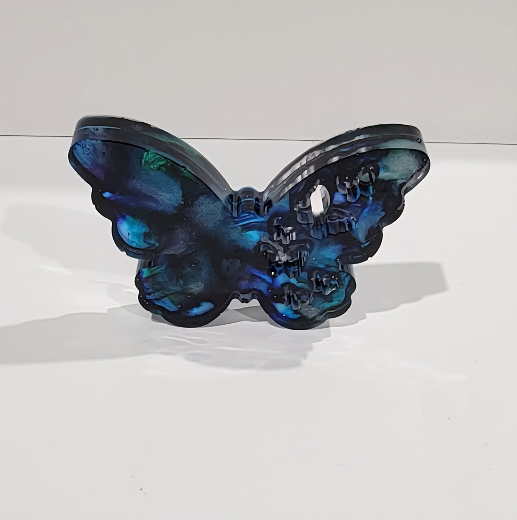Colorful Butterfly Resin Figurine