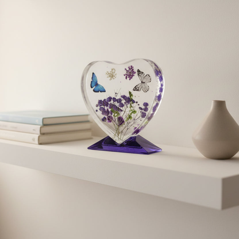 Vibrant Purple Heart Home Accent (SOLD)