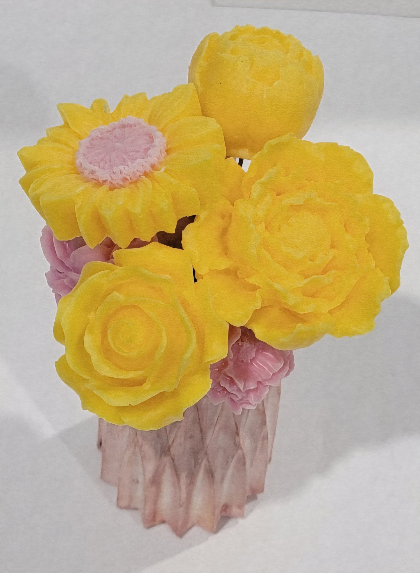 Pink & Golden Bloom Wax Melt Bouquet