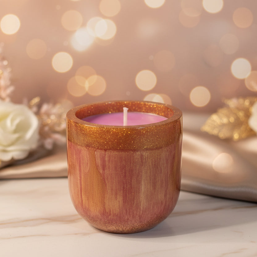 Raspberry Vanilla 4oz Decorative Scented Candle