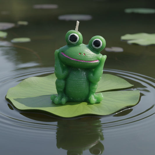 Adorable Frog Candle