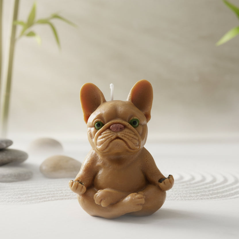 Meditating French Bulldog