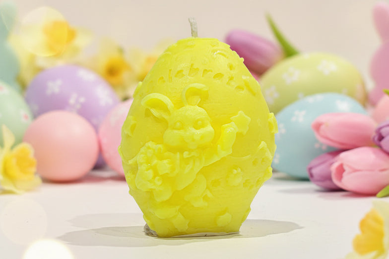 Scented Yellow Decorative Easter Egg